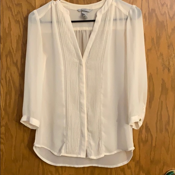 H&M Tops - Beautiful sheer ivory blouse